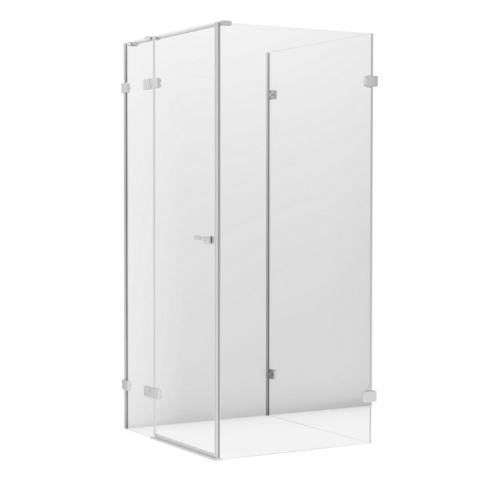 Душевое ограждение eventa l 100x80x200, New trendy Eventa chrome, хром арт. EXK-4599