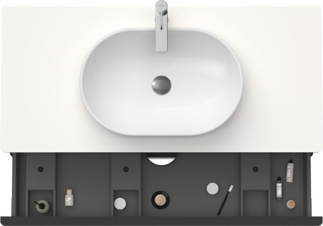 Duravit тумба подвесная под раковину 1200 мм х 550 мм и консолью, d-neo, de496902222 цвет: белый глянцевый