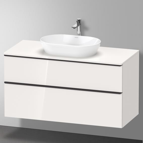 Duravit тумба подвесная под раковину 1200 мм х 550 мм и консолью, d-neo, de496902222 цвет: белый глянцевый