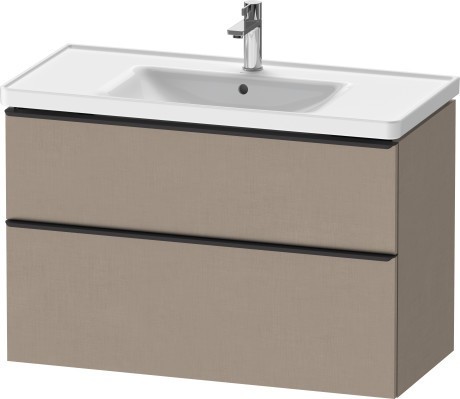 Duravit тумба подвесная под раковину 984 мм х 452 мм, d-neo, de435607575 цвет: лён