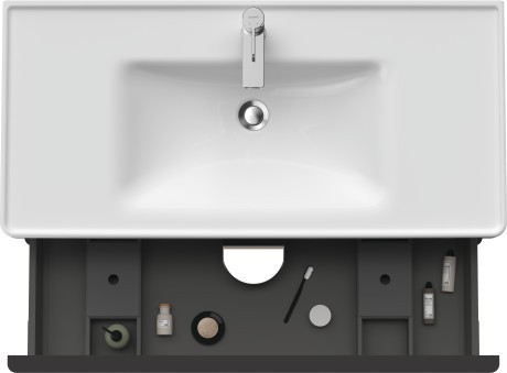 Duravit тумба подвесная под раковину 984 мм х 452 мм, d-neo, de435607575 цвет: лён