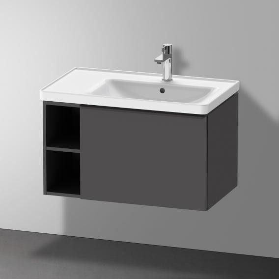 Duravit тумба подвесная под раковину 784 мм х 452 мм, d-neo, de425704949 цвет: графит матовый