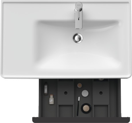 Duravit тумба подвесная под раковину 784 мм х 452 мм, d-neo, de425704949 цвет: графит матовый