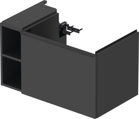 Duravit тумба подвесная под раковину 784 мм х 452 мм, d-neo, de425704949 цвет: графит матовый