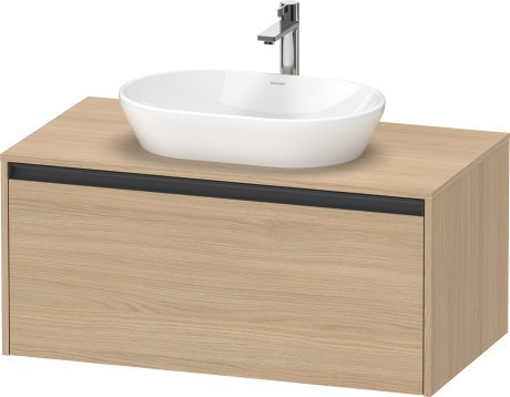 Duravit тумба подвесная под раковину 550 мм х 1000 мм х 459 мм, ketho.2, k24886030300000 цвет: натуральный дуб