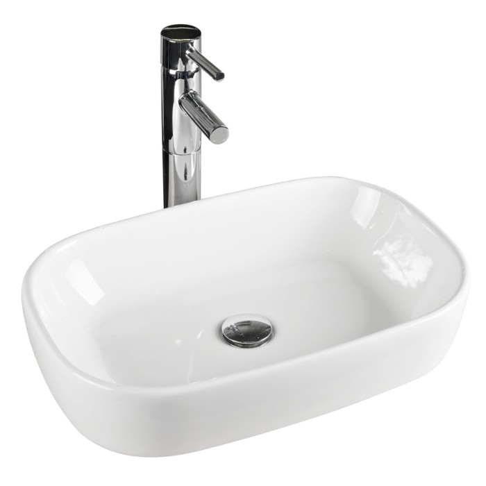 Ceramicanova раковина накладная loft, 815410 цвет: белый