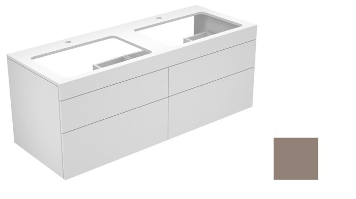 Keuco тумба под умывальник, edition 400, трюфель арт. 31575 370100