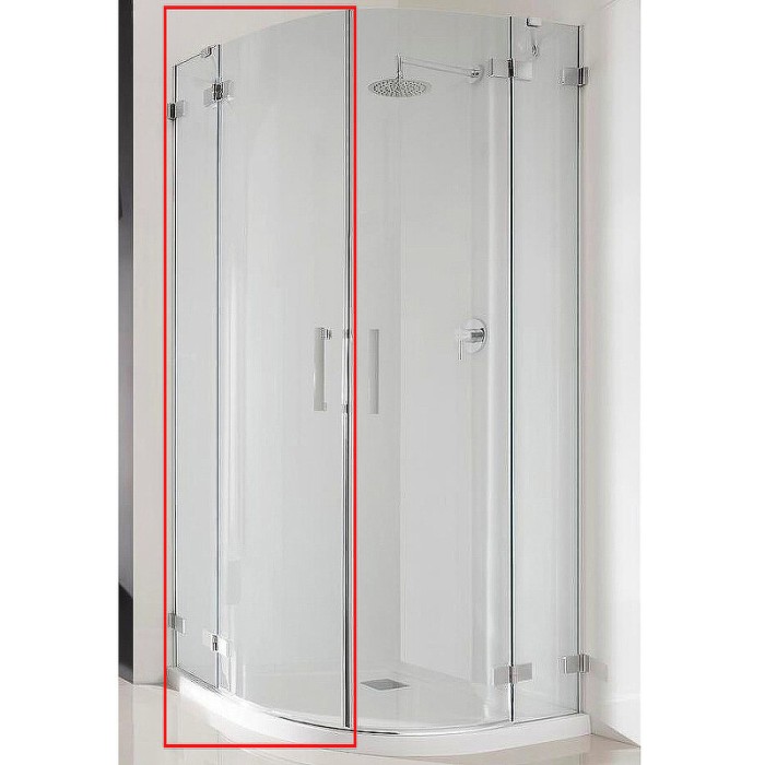 Radaway душевая дверь pdd 100 l профиль хром стекло прозрачное, Euphoria - 383003-01L