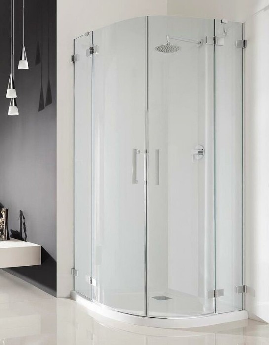 Radaway душевая дверь pdd 100 l профиль хром стекло прозрачное, Euphoria - 383003-01L