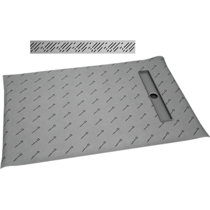 Radaway душевая плита 99x79 с решеткой rain, RadаDrain - 5DLB1008A/5R055R