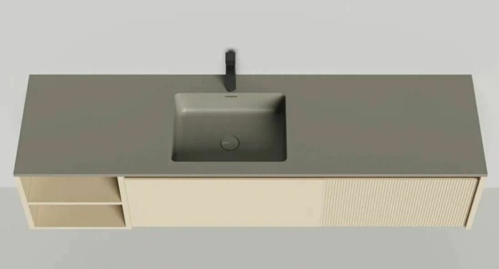 Salini подвесная тумба 1800, domino, 27d118ona цвет: бежевый