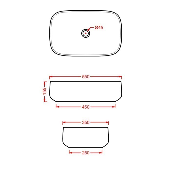 ArtCeram раковина (накладная), col008 17 00 cognac цвет: черный матовый