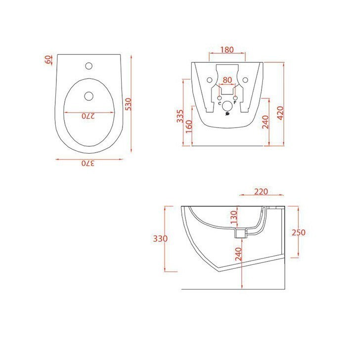 ArtCeram биде (подвесное), flb001 12 00 file 2.0 цвет: желтый