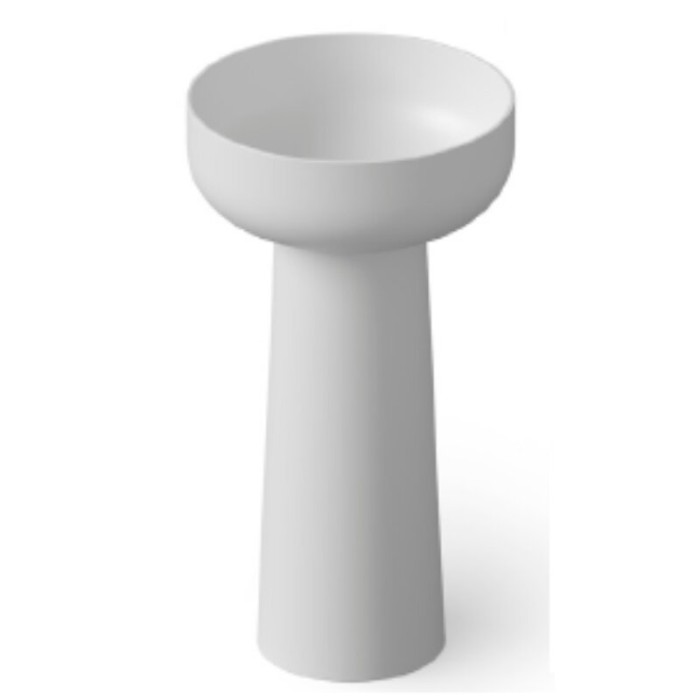 Раковина напольная 48 см, из искусственного камня, DEA Design Pedestal Basin, белый арт. DD2027 480 18