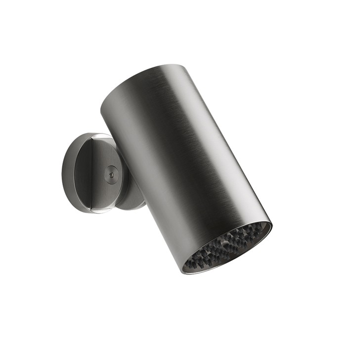 Gessi Верхний душ d7.9см., с настенным креплением, распыление, 316, 57205#707 цвет: black metal brushed pvd