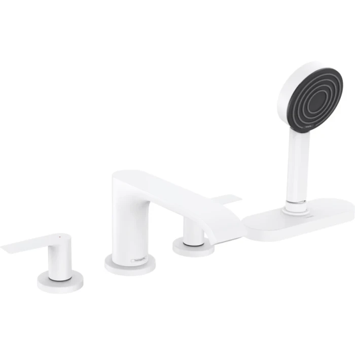 Hansgrohe смеситель на борт ванны, Vivenis, белый арт. 75444700