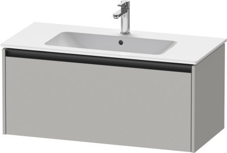 Duravit тумба подвесная под раковину 480 мм х 1210 мм х 440 мм, ketho.2, k25065007070000 цвет: бетонно-серый матовый