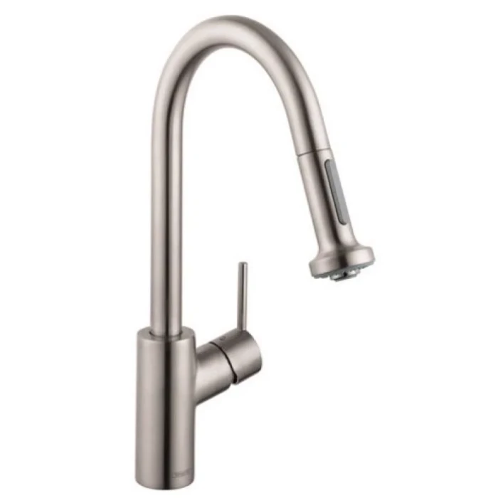 Hansgrohe смеситель для кухни с выдвижным душем, Talis S, нержавеющая сталь арт. 14877800