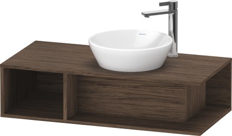 Duravit тумба подвесная под раковину справа 1000 мм х 480 мм, d-neo, de493902121 цвет: орех темный