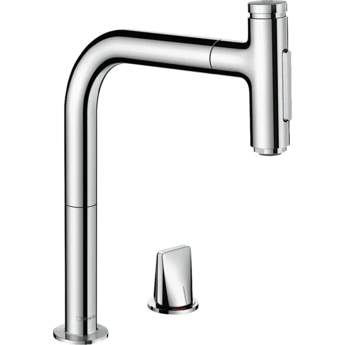 Hansgrohe смеситель для кухни, Metris Select M71, хром арт. 73818000