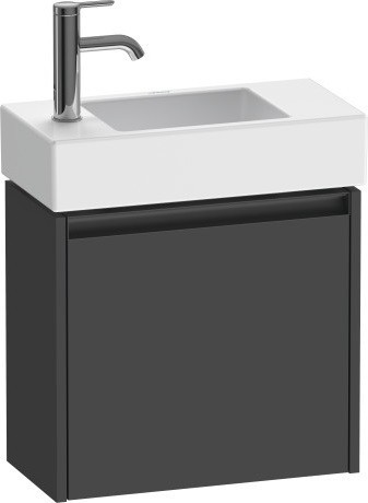 Duravit тумба подвесная под раковину 238 мм х 484 мм х 440 мм, ketho.2, k25072r49490000 цвет: графит матовый
