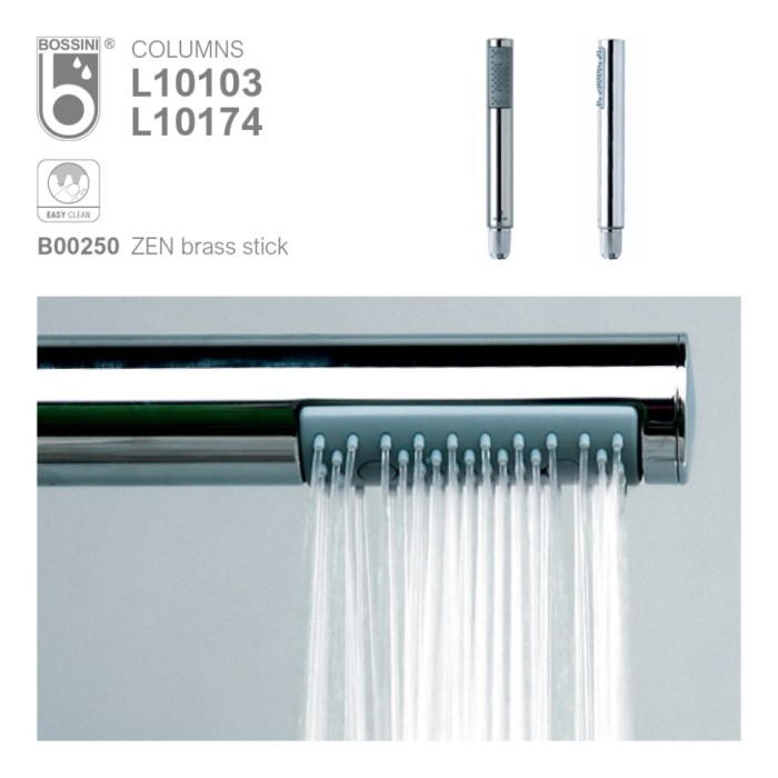 Bossini душевая стойка, cosmo, черный арт. l10103.073