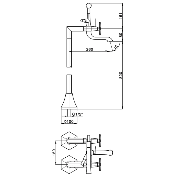 Cisal напольный смеситель для ванны двухрычажный, с душевым комплектом cx0042007e cherie, цвет: розовое золото