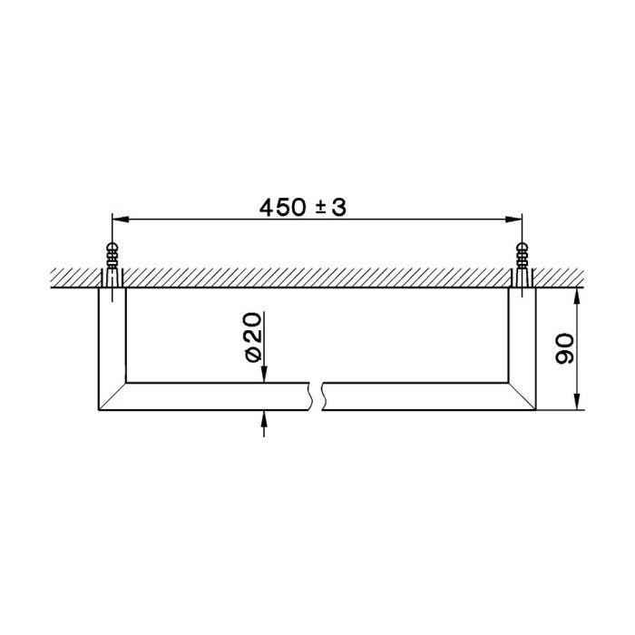 Cisal полотенцедержатель, sy09010140 system, цвет: matt black
