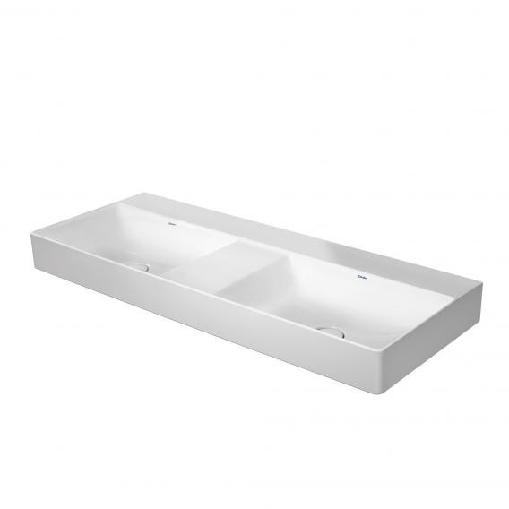 Duravit раковина подвесная двойная без отверстий под смеситель, без перелива, durasquare, 2353120079 цвет: белый