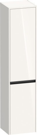 Duravit высокий шкаф с двумя дверцами петли справа 360 мм х 400 мм х 1760 мм, ketho.2, k21329r22220000 цвет: белый глянцевый