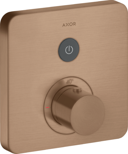 AXOR термостат для душа, ShowerSelect, шлифованное красное золото арт. 36705310