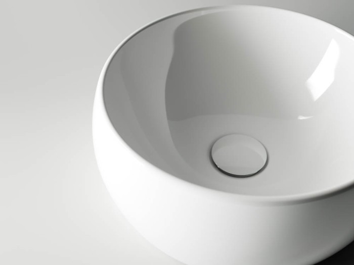 Ceramicanova раковина накладная element, cn6001 цвет: белый