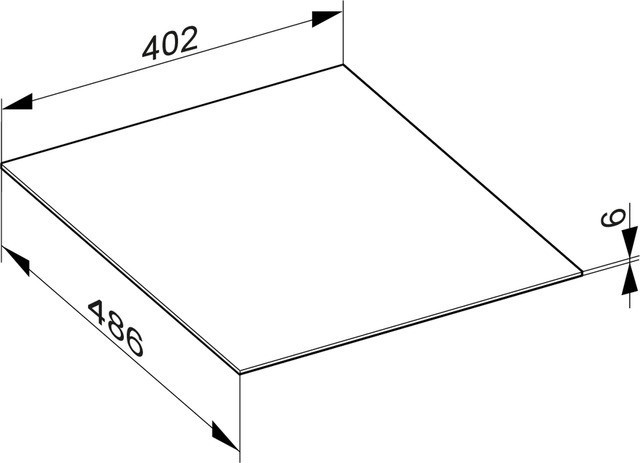Keuco верхняя декоративныя панель для тумбы 400 мм, edition 90, арт. 39024 279000