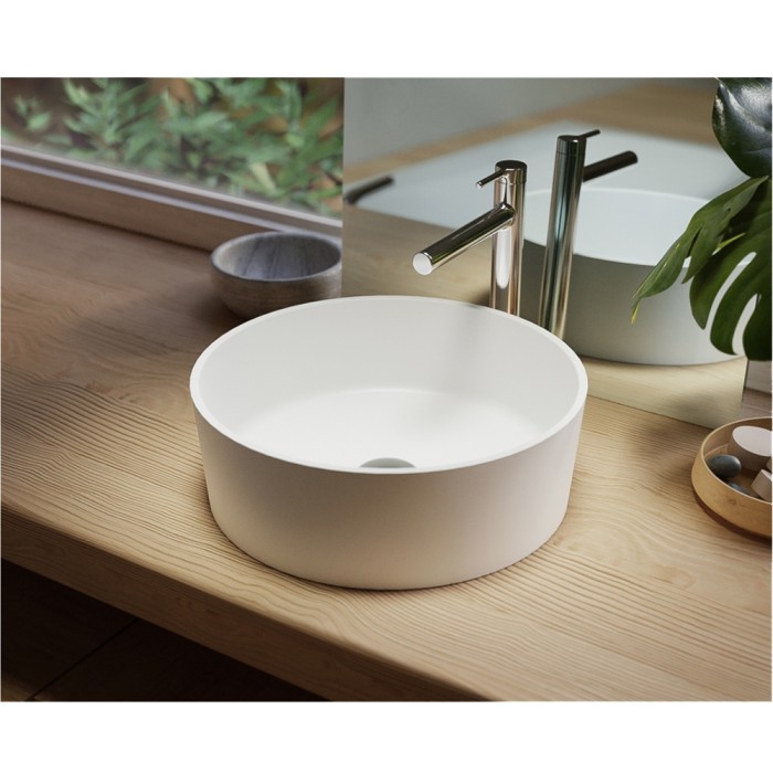 Раковина, накладная d40,5, Whitecross Agate, белый мат арт. 0701.040040.200