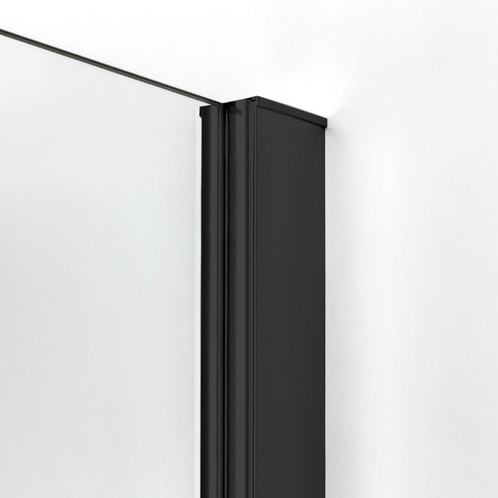 Шторка для ванны 50x140, New trendy New soleo black, черный арт. P-0077-WP