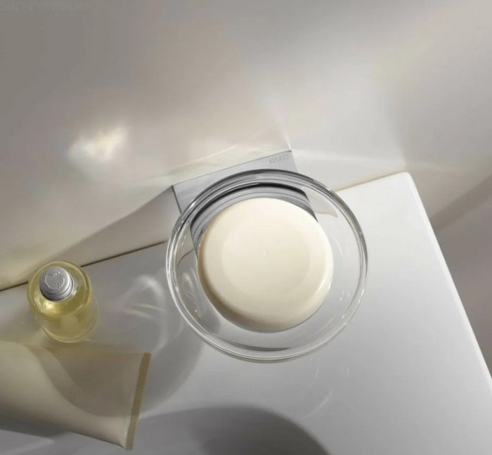 Keuco мыльница из хрусталя без держателя, collection moll, прозрачный арт. 12755 009000