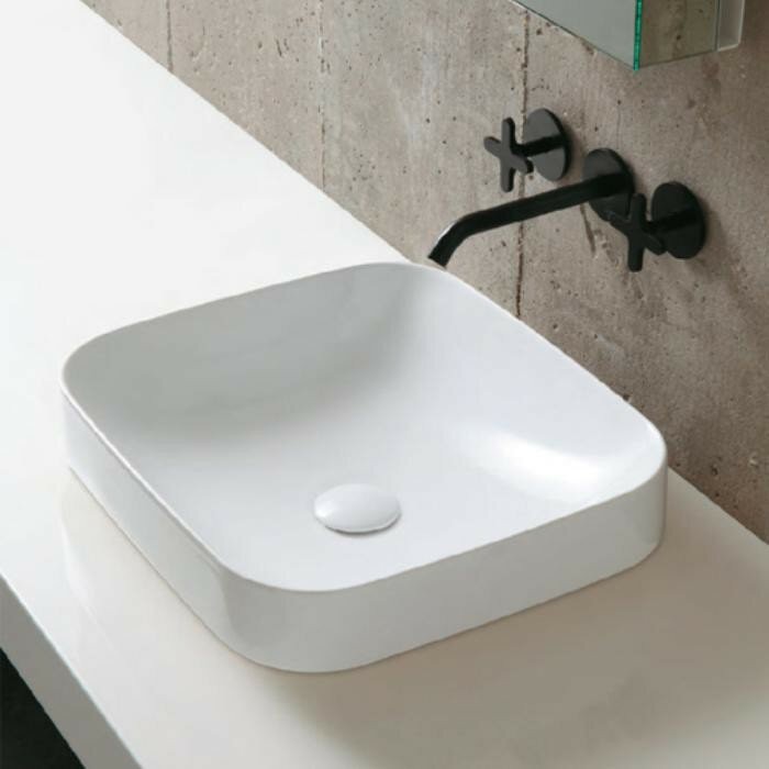 Azzurra Раковина 40x45 Elegance, ELLG045400S0BI/(ESO45 bi)*0 цвет: белый