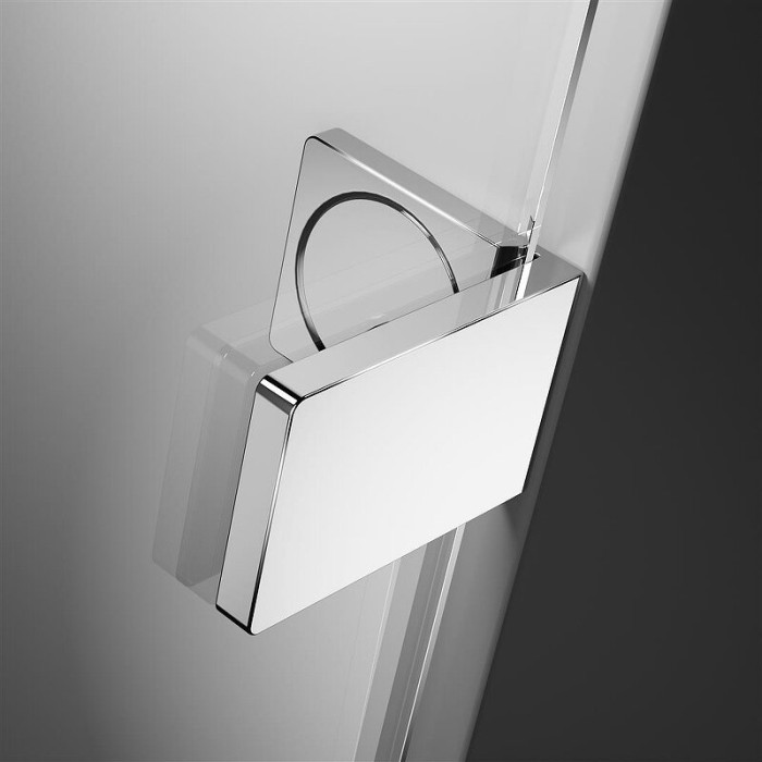 Radaway душевая дверь pdd 100 r профиль хром стекло прозрачное, Euphoria - 383003-01R