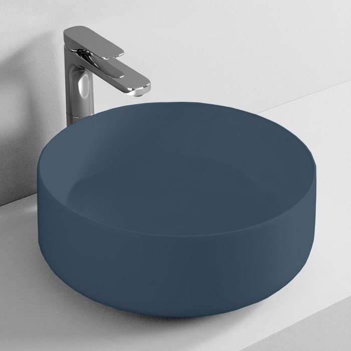 ArtCeram раковина (накладная), col001 36 00 cognac цвет: синий