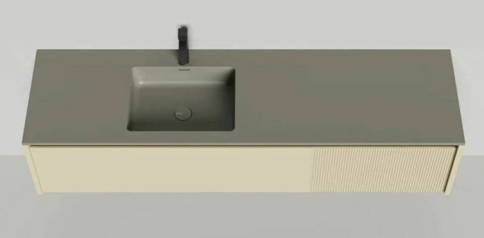 Salini подвесная тумба 1800, domino, 27d118on цвет: бежевый