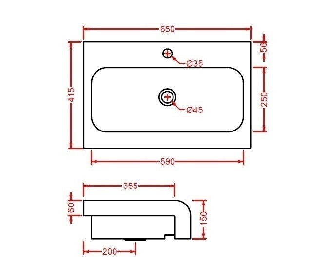 ArtCeram раковина (полувстраиваемая), lfl005 01 00 la fontana цвет: белый глянцевый