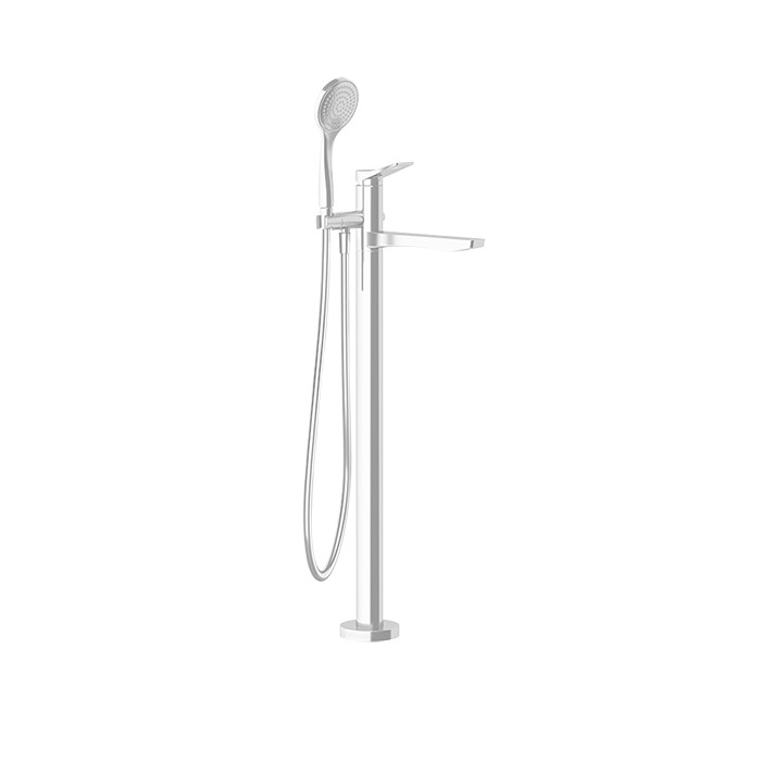 Gessi Смесителя для ванны, напольнный, с душевой лейкой, Rilievo, 59131#279 цвет: white cn