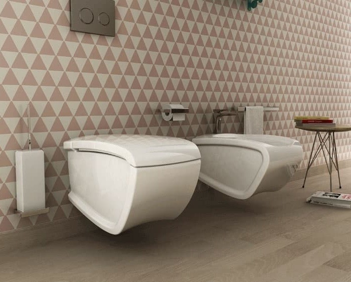 ArtCeram биде (подвесное), hib001 01 00 hi-line цвет: белый глянцевый