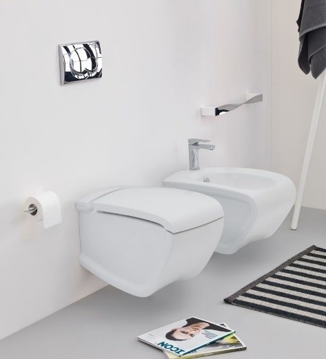 ArtCeram биде (подвесное), hib001 01 00 hi-line цвет: белый глянцевый