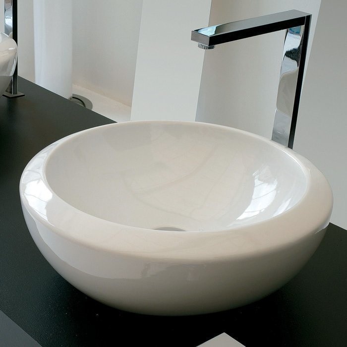 ArtCeram раковина (накладная), bll001 01 00 blend цвет: белый глянцевый