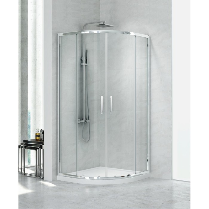 Душевое ограждение new praktic 90x90x195, New trendy New praktic chrome, хром арт. K-0576