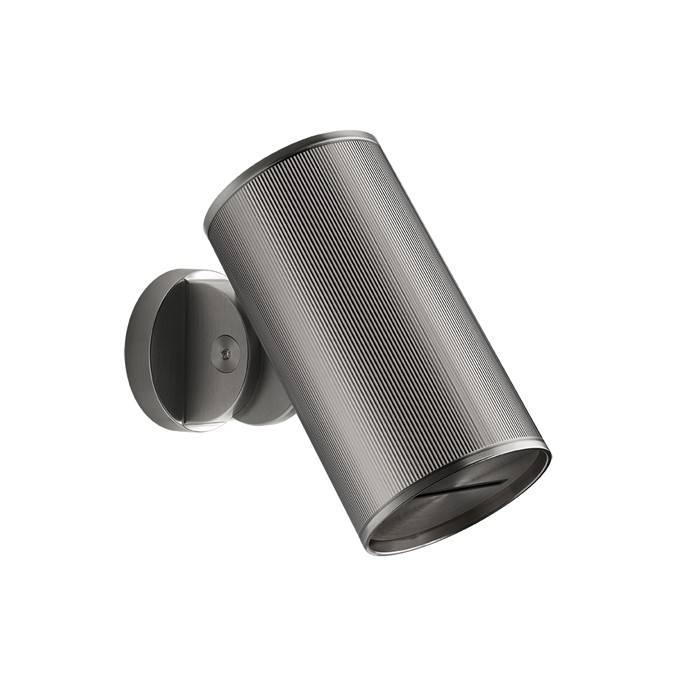 Gessi Верхний душ d79 мм., с настенным креплением, водопад, 316, 57285#239 цвет: steel brushed