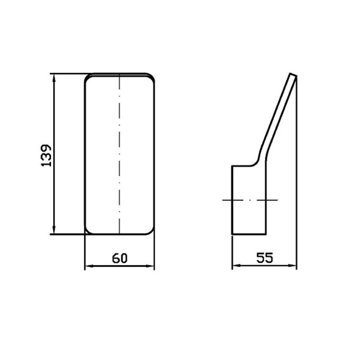 Zucchetti крючок для халата, подвесной, soft, хром арт. zac750