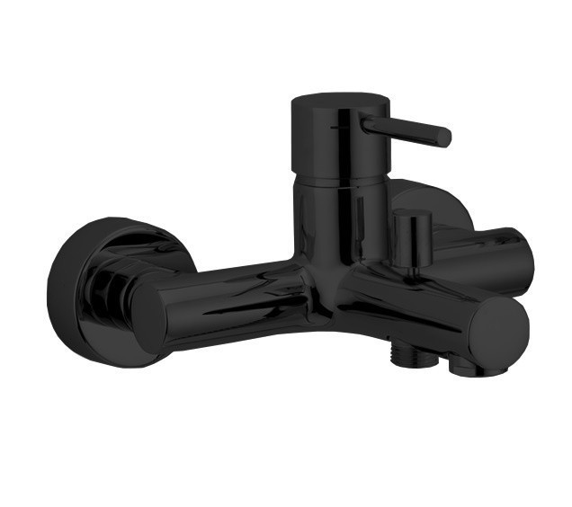 Cisal смеситель для ванны lm00013040 less minimal cisal, цвет: чёрный матовый
