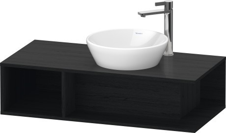 Duravit тумба подвесная под раковину справа 1000 мм х 480 мм, d-neo, de493901616 цвет: чёрный дуб